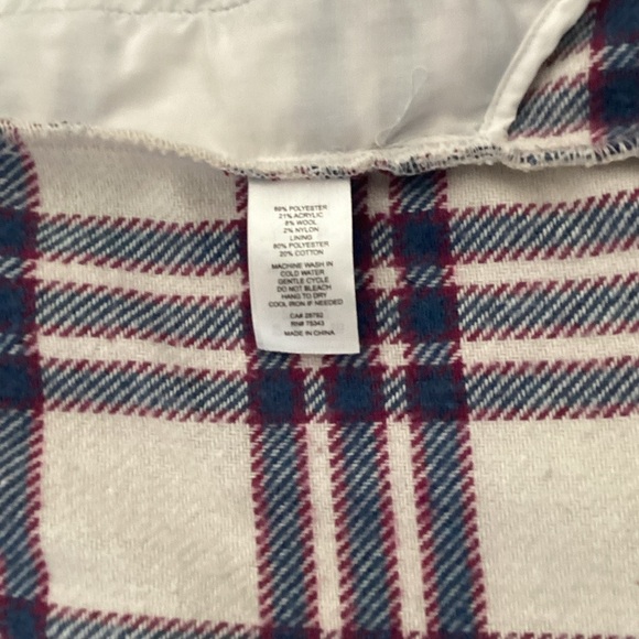 Joie Casual Purple and White Plaid Shirt small - Picture 6 of 6